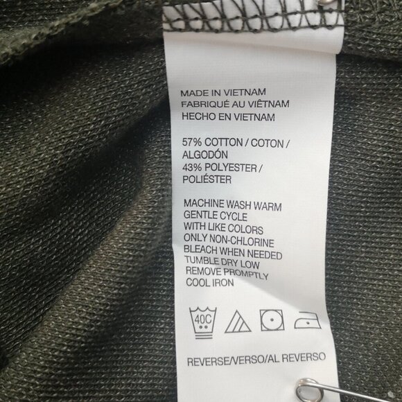 NWT Van Heusen Men's Size Large Green Beret 2 Button Closure Long Sleeves Polo - Picture 7 of 11